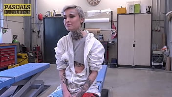 British tattooed pixie whore submits to rough domination