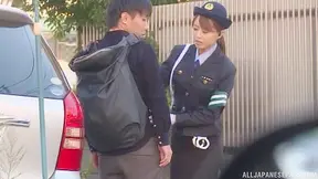 Hot Cop Seduced – Ravaged by Busty Trucker During Wild Highway Ride