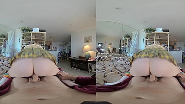 big booty stepdaughter bounces on stepdaddys cock until it explodes