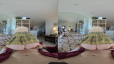 big booty stepdaughter bounces on stepdaddys cock until it explodes