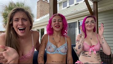 Three Hot Bitches Laugh At Your Tiny Shrimp SPH Small Penis Humiliation