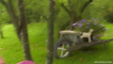 Orgy in the countryside, 2 chicks , 4 cocks, Big black cock