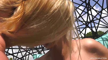 Orgy in the countryside, 2 chicks , 4 cocks, Big black cock