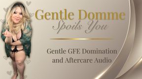 “Gentle Domination: Spoiled and Adored” Dominatrix Nova Starlust verbal domination and gentle aftercare audio with words of affirmation, whispering, and femdom