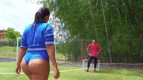 lina henao fucking outdoors on the public sports field with her soccer coach dani clark. the horny milf rides the young coach s cock like an expert cowgirl (full video)