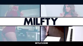 Busty MILF Andi James fucks another man