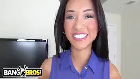 Stunning Asian Teen 18+ Fucks So Good, Gets A Facial - Alina Li