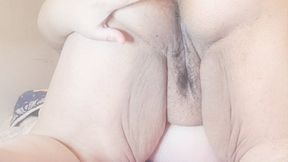 Spreading ass and puckering