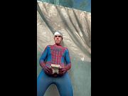 Manumas18 se convierte en xpiderman y saca toda la telaraña 💦