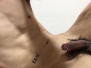 Sexy Asian jerks with all her might while masturbating