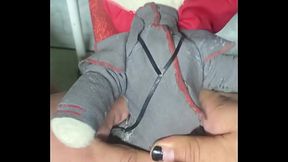 Doing it to my kasane teto plushie pt4