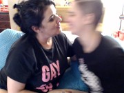 Hot Lesbian Makeout French Kissing Real Couple Deep French Kiss