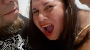 Cuckold Husband Supports Hotwife While She Gets Fucked