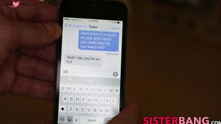 Stepsis Taylor May squirting all over stepbros big cock