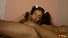 jovem magrela fode muito em sexo anal com leo ogro