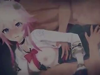 [Honaki: Star Rail] Aha's Cruel Joke - Evanescia Broken: POV Sandwich DP & Tied Up (4K)