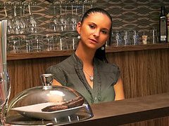 Cute chick Marie Getty analyzed for cash