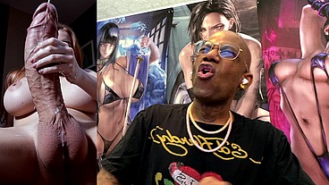 Hard White Transgender Girl Cock Shooting Cum Hard As Fuck, AI Generated