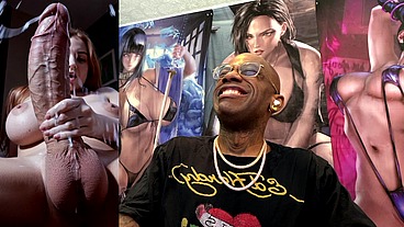 Hard White Transgender Girl Cock Shooting Cum Hard As Fuck, AI Generated