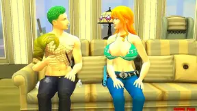 Zoro Dominates Nami in Wild One Piece Hentai Anal Encounter