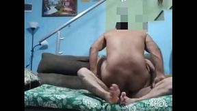 Transando com o faxineiro.