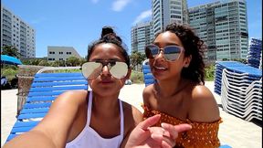 18yo filipina and latina teens in miami on spring break try their first big black cock