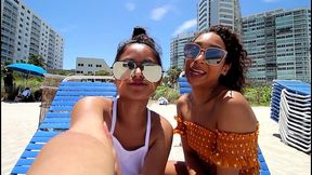 18yo filipina and latina teens in miami on spring break try their first big black cock
