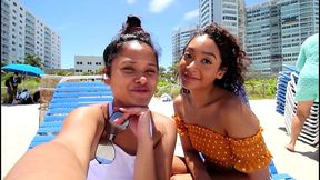 18yo filipina and latina teens in miami on spring break try their first big black cock