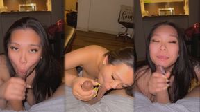 every man deserves a blowjob at the end of the day POV SLOPY BLOWJOB CUMSHOT IN MOUTH