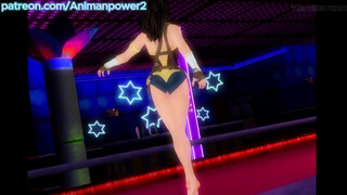 Wonder Woman Sexy Striptease Dance