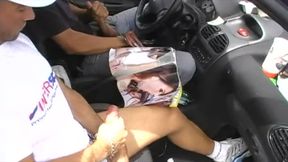 Masturbation with arab in my car outdoor