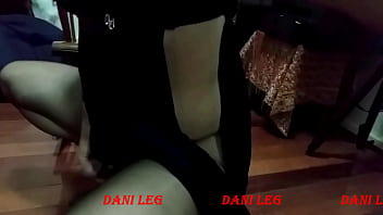 Blak Stockings and Tan Pantyhose with a Sexy Night Dress