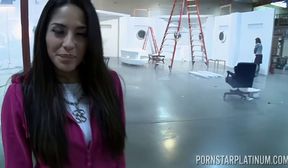 pornstarplatinum busty hottie jenaveve jolie gets her latina pussy fucked