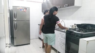 He me while I was preparing breakfast