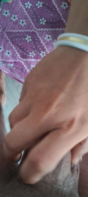 Desi assamese girl handjob and blowjob boyfriend big cock