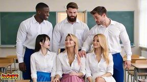 estudantes coreanas fodendo no intervalo dentro da escola [ gerado por ia ]