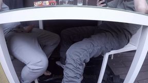 2 Boys Having a "first One to Piss on the Other" Challenge to Spice up a Boring Game of Uno, and the Loser Gets a Dare