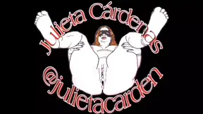 Amateur babe Julietta Carden wanks herself on cam