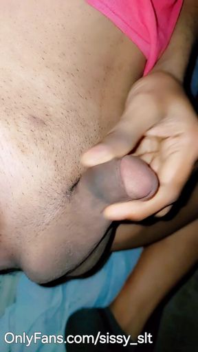 Smallest Dick Ever Sissy Femboy Masturbation and Pissing