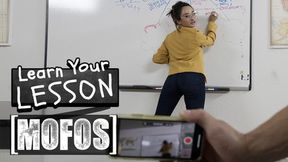 MOFOS - Isabella Nice Gushes Over Fat Cock&#x1F32D; Down Her Throbbing Gash In The Classroom