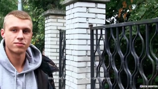 CZECH HUNTER 480 -  Hiker Gets Persuaded To Suck &amp; Fuck In The Woods