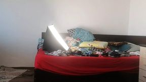 The hot mom epilates the hair on her legs  Hot unscripted couple sensual body oil massage