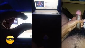 During stripchat live, precum, masturbation...