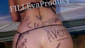 Mazy Kinn humiliating with the black pencil as a commodity without any self-esteem