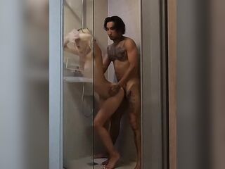 BANGING ASS GOLDEN-HAIRED FUCKING IN THE SHOWER