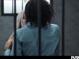 Prison Guard Fucks Golden-haired Inmate After FUTA Transformation Ends With Huge Facial TRAILER