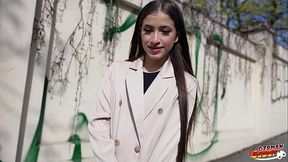 GERMAN SCOUT - Petite Columbian Girl Sofia Smith talk to Casting Fuck at Holiday Trip in Berlin
