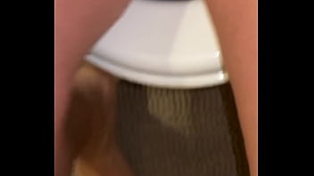 PISSING IN HIS TOILET, LOOK HOW HAIRY HIS PISS IS, THE PISS FLOWS WELL &amp_ SMELLS GOOD. I WANT TO DESCRIBE YOU, LOOK SOON.