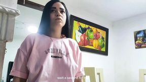 Having delicious SEX with my friend&#039;s girlfriend in the dining room of the house