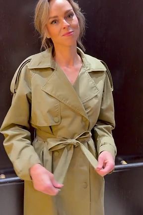 Wife Flashes Under Her Trench Coat and Takes Husband &amp; His Friend Back to the Hotel for a Creampie and Facial